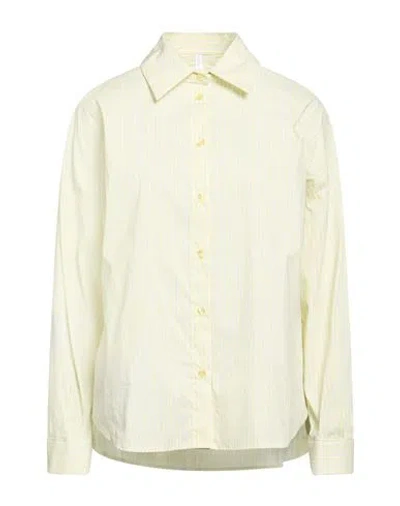 Imperial Woman Shirt Yellow Size S Cotton, Polyamide, Elastane In Multi
