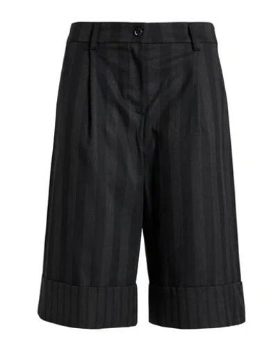 Imperial Woman Shorts & Bermuda Shorts Black Size Xs Polyester, Viscose, Elastane