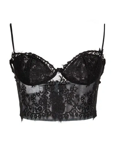 Imperial Woman Top Black Size S Polyamide, Elastane
