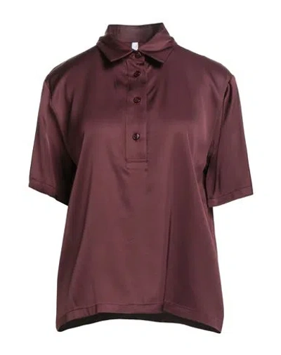 Imperial Woman Top Burgundy Size S Viscose In Red
