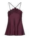 Imperial Woman Top Burgundy Size Xs Polyester, Elastane