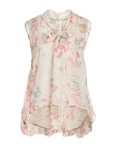 Imperial Woman Top Ivory Size S Polyester In Multi
