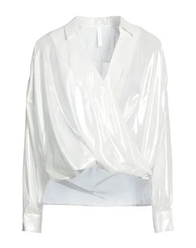 Imperial Woman Top Light Grey Size Xs Polyester In Gray