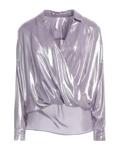 Imperial Woman Top Lilac Size S Polyester In Purple