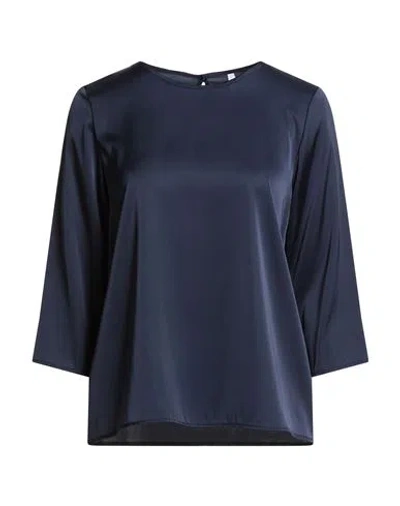 Imperial Woman Top Navy Size Xs Polyester, Elastane In Blue