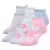 Implus Girls  Sof Sole Quarter Socks 6 Pack In Multi/multi