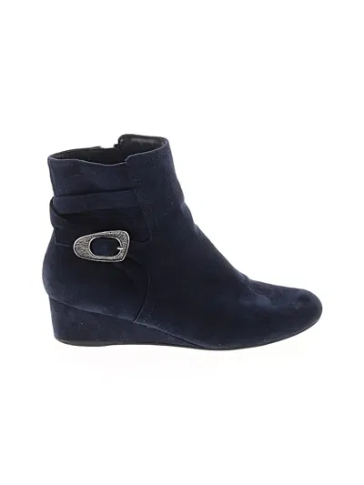 Pre-owned Impo Ankle Boots In Blue