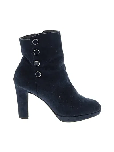 Pre-owned Impo Ankle Boots In Blue