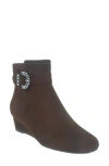 Impo Gandan Wedge Bootie In Mink Brown