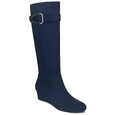 Impo Gelsey Womens Faux Suede Zipper Knee-high Boots In Multi