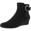 Impo Genson Womens Zipper Manmade Ankle Boots In Black