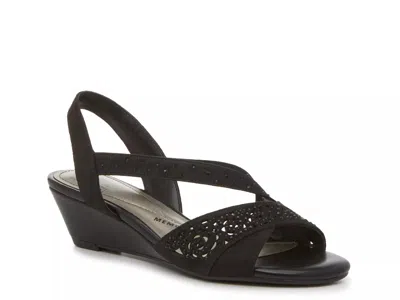 Impo Giavanna Wedge Sandal In Black