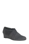Impo Ginger Stretch Wedge Bootie In Gunmetal