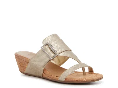 Impo Gizy Wedge Sandal In Gold