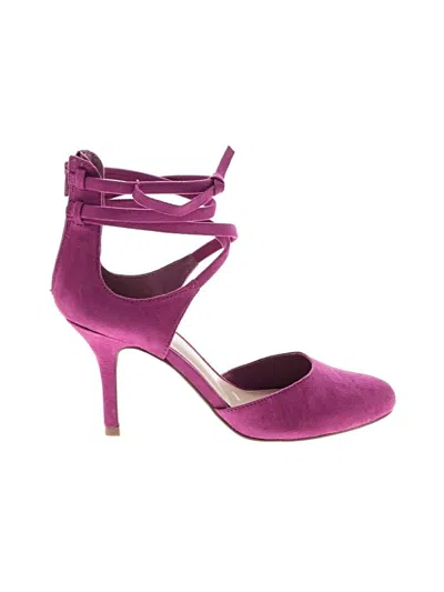 Pre-owned Impo Heels In Purple