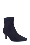 Impo Naja Stretch Ankle Bootie In Black Suede
