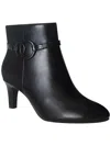 Impo Najila Womens Faux Leather Ankle Booties In Black