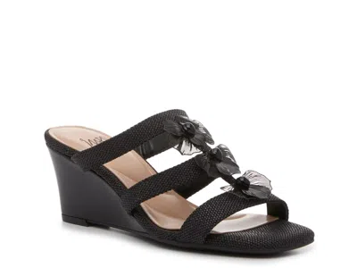 Impo Nalina Wedge Sandal In Black