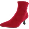 Shop Impo Nidia Womens Faux Suede Zip Up Ankle Boots In Red