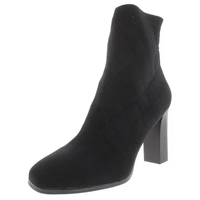 Impo Oak Womens Knit Ankle Booties In Black
