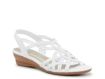 Impo Raquel Wedge Sandal In White