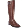Impo Reiley Womens Faux Leather Zip Up Knee-high Boots In Multi