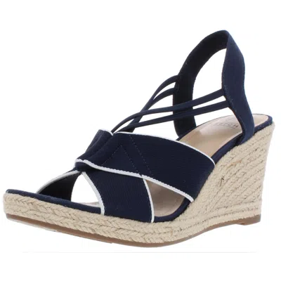 Impo Tegan Womens Wedge T-strap Espadrilles In Multi