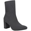 Impo Vyra Womens Knit Pull On Ankle Boots In Grey