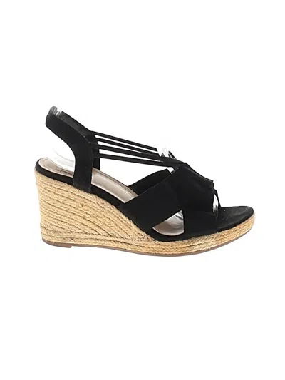 Pre-owned Impo Wedges In Black