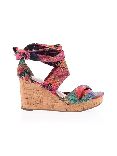 Pre-owned Impo Wedges In Pink