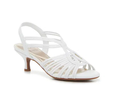 Impo Wide Width Emma Sandal In White