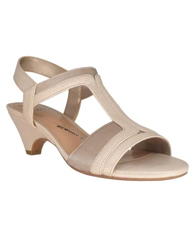 Impo Women's Eara Stretch Dress Sandals In Champagne