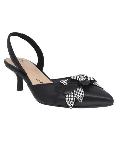 Impo Women's Ellen Slingback Kitten Heel Pumps In Black