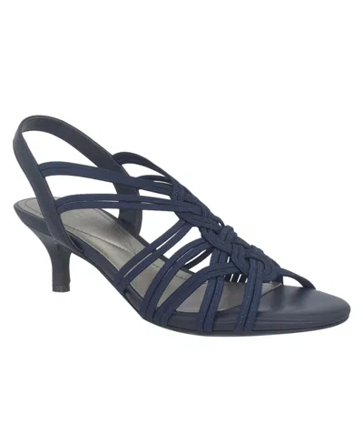 Impo Women's Emmeline Stretch Dress Sandals In Midnight Blue