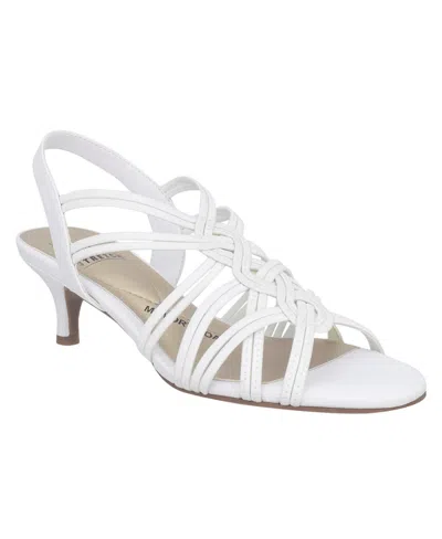 Impo Women's Emmeline Stretch Dress Sandals In White