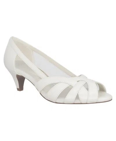 Impo Women's Eshana Peep Toe Pumps In Ivory