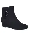 Impo Gasha Womens Faux Suede Booties In Black