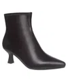Impo Women's Nidia Stretch Kitten Heel Pointed Toe Ankle Booties In Earth