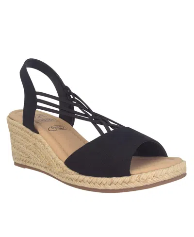 Impo Women's Niloni Stretch Espadrille Sandals In Black