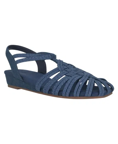 Impo Women's Rumi Stretch Fisherman Sandals In Indigo