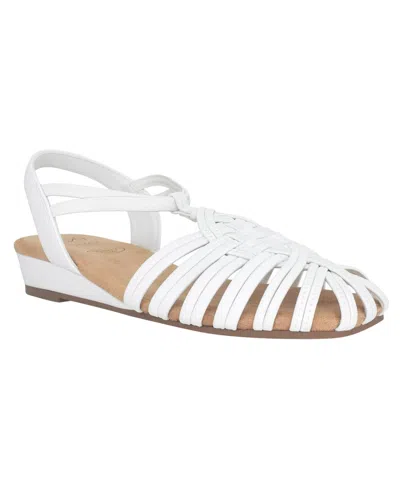 Impo Women's Rumi Stretch Fisherman Sandals In White