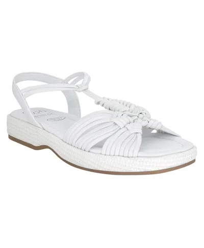 Impo Women's Ryanna Stretch Flatform Sandals In White