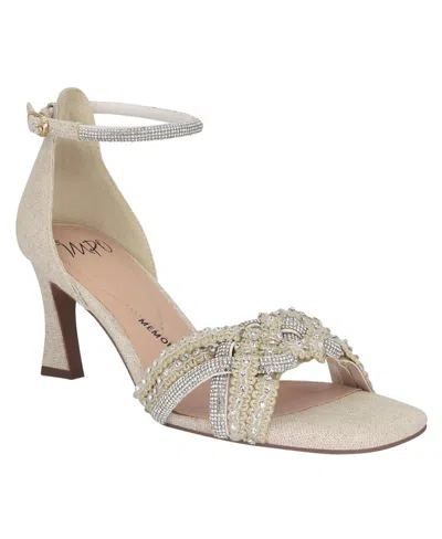 Impo Women's Ventura Embellished Dress Sandals In Oatmeal