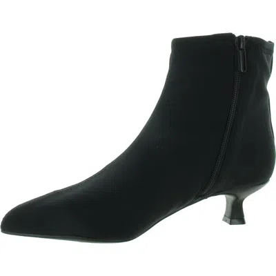 Impo Womens Canvas Stretch Ankle Boots In Black