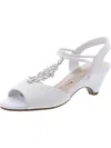 Impo Women's Edisha Ornamented Stretch Dress Sandals In White