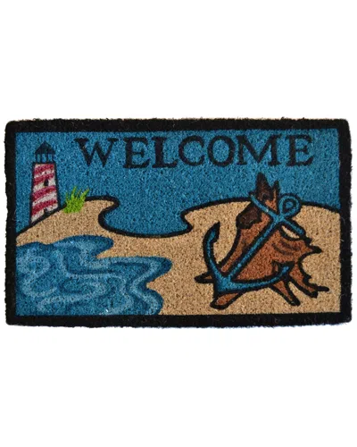 IMPORTS DECOR IMPORTS DECOR BEACH LIGHTHOUSE DOORMAT