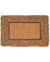 Imports Decor Cheetah Coir Doormat In Brown