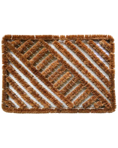 Imports Decor Diagonal Doormat In Brown