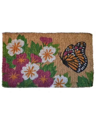 Imports Decor Dnu/unprofitable  Butterfly Garden Doormat