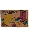 Imports Decor Garden Boot Doormat In Multicolor